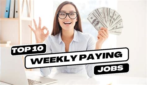 weekly paying jobs near me|local jobs that pay weekly.